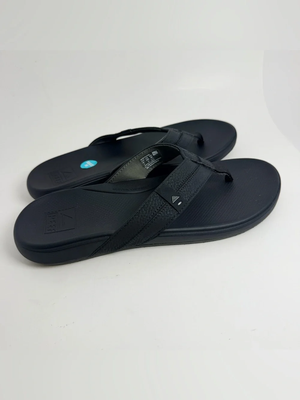 Reef Men's Black Comfort Thong Sandals